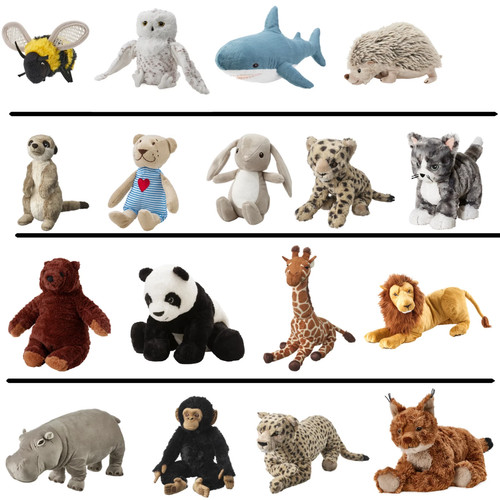 Ikea assorted soft - soft, cute