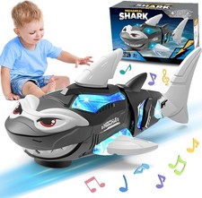 Electric Crawling Shark Toy